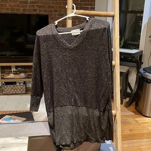 Olive + Oak grey oversized sweater